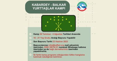 Kabardey-Balkar Yurttaşlar Kampı Başvuruları Devam Ediyor 717